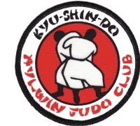 Aylwin Judo Club badge (Kyu-Shin-Do), red roundel